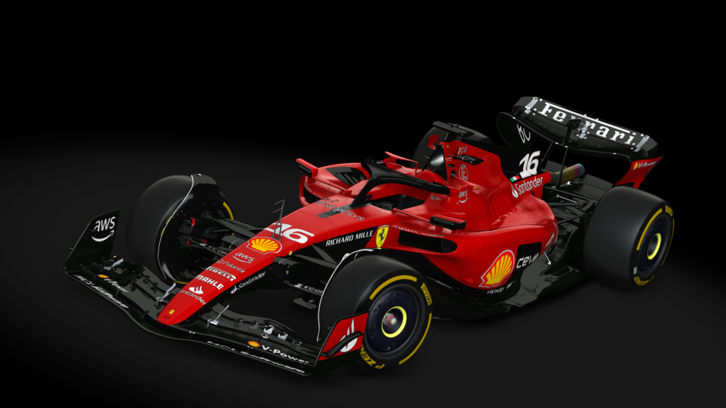 F1 2023 Ferrari SF-23, skin Leclerc Launch