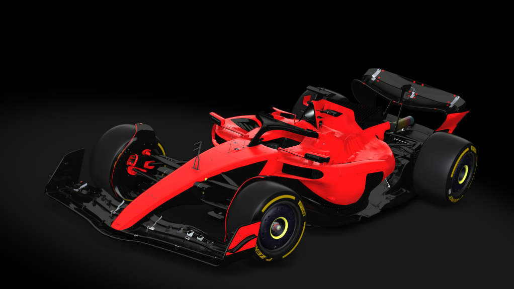 F1 2023 Ferrari SF-23, skin Red Car