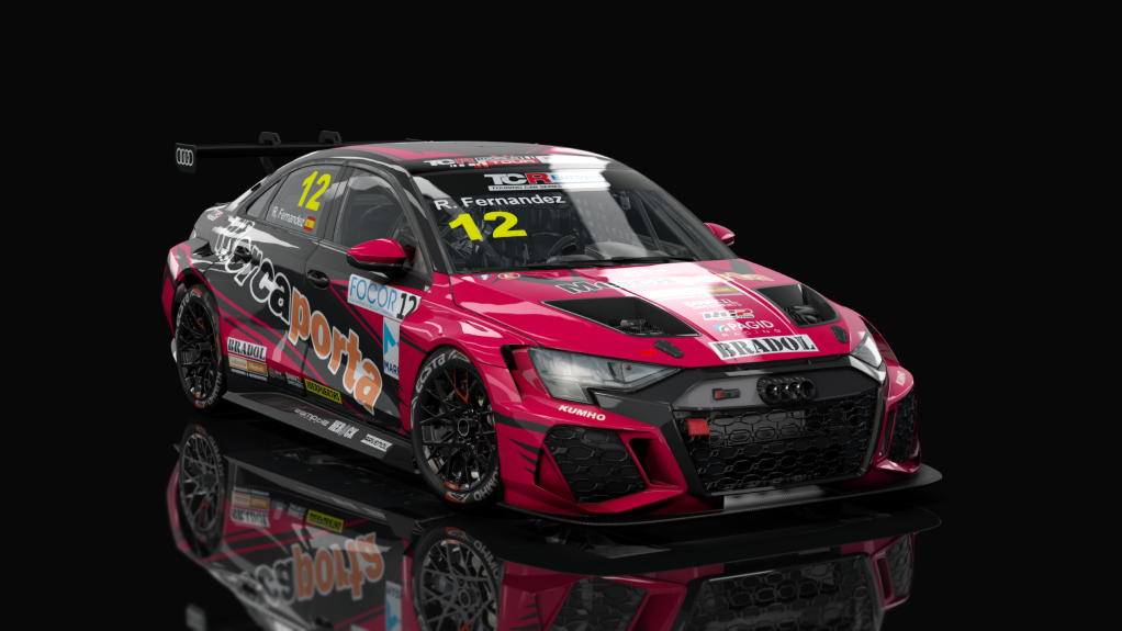 Audi RS3 LMS 2024, skin 12_fernandez_r