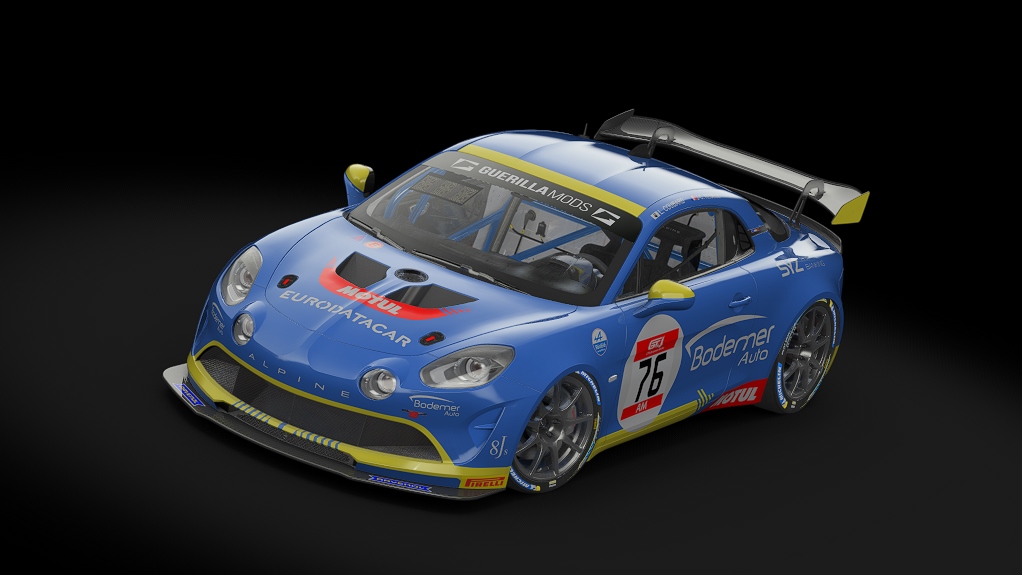 Alpine A110 GT4, skin rm_gt4_european_series_2019_redele_competition_76