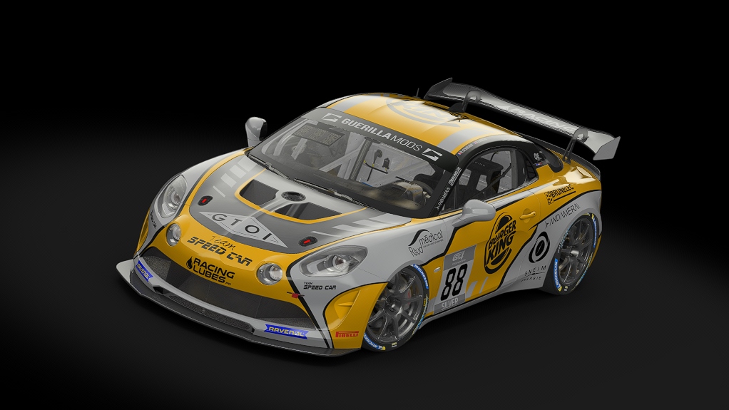 Alpine A110 GT4, skin rm_gt4_european_series_2019_team_speedcar_88
