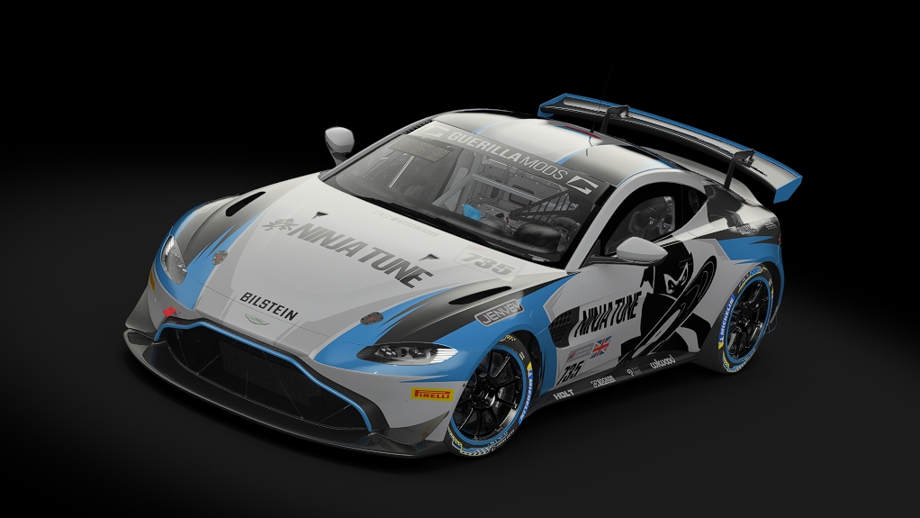 Aston Martin Vantage GT4, skin 735-ninjatune