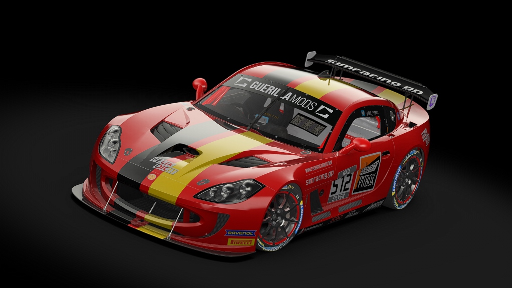Ginetta G55 GT4, skin me_gt4_european_series_ttp_ginetta_HUE_512