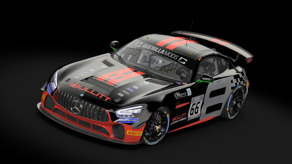 Mercedes AMG GT4 EVO, skin gt4_european_series_bullit_motorsports_66