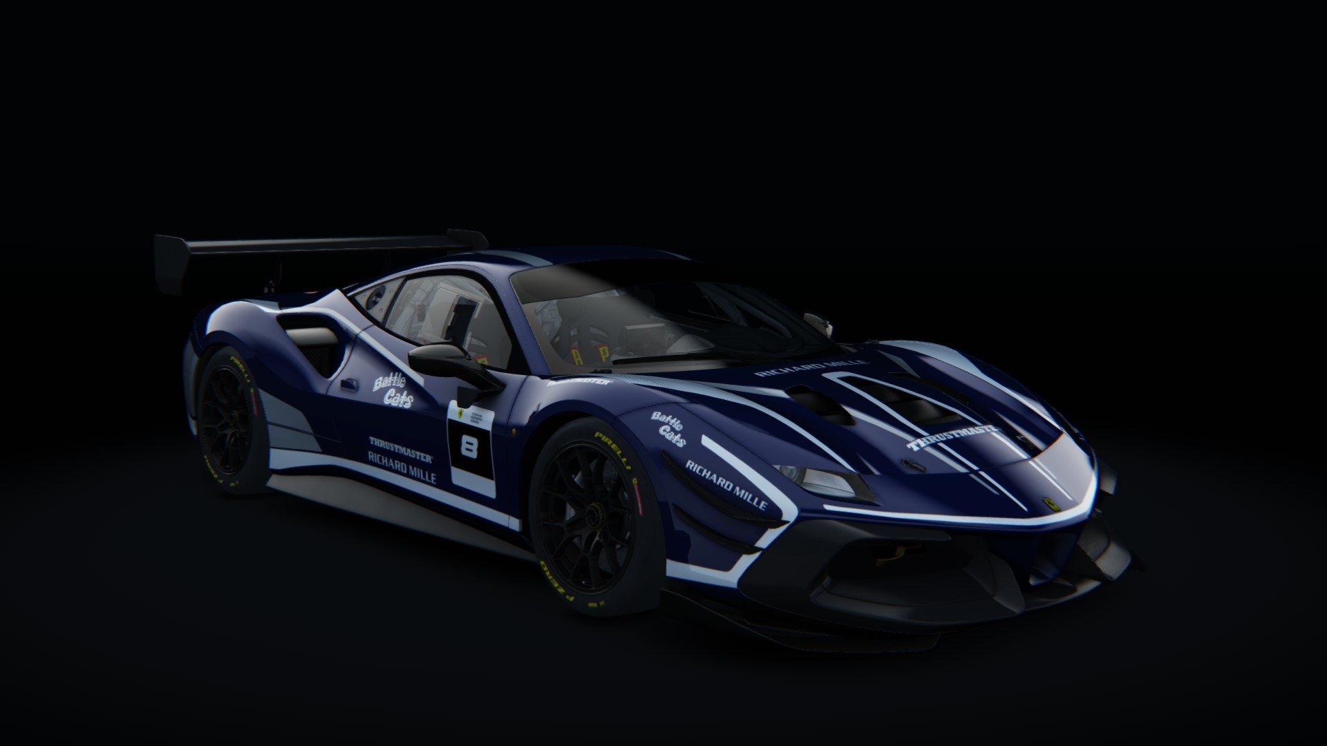 Ferrari 488 Challenge Evo, skin fes_2021_08_blue