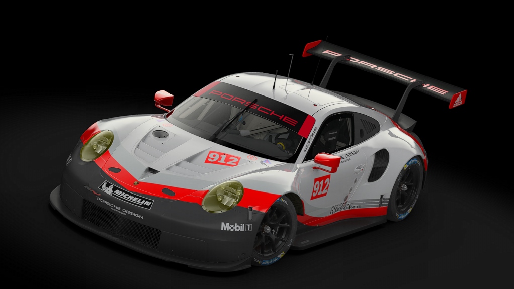 Porsche 911 RSR 2017, skin 02_racing_912