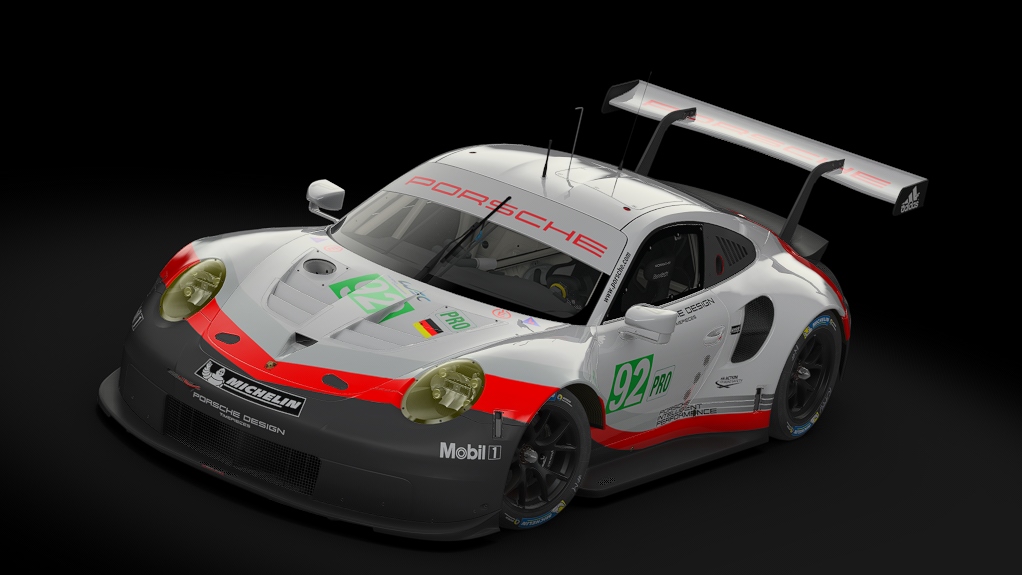 Porsche 911 RSR 2017, skin 04_racing_92