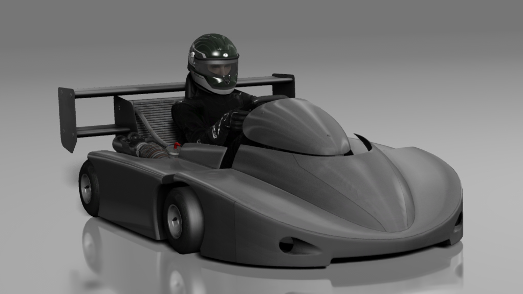 Superkart 250cc International, skin white