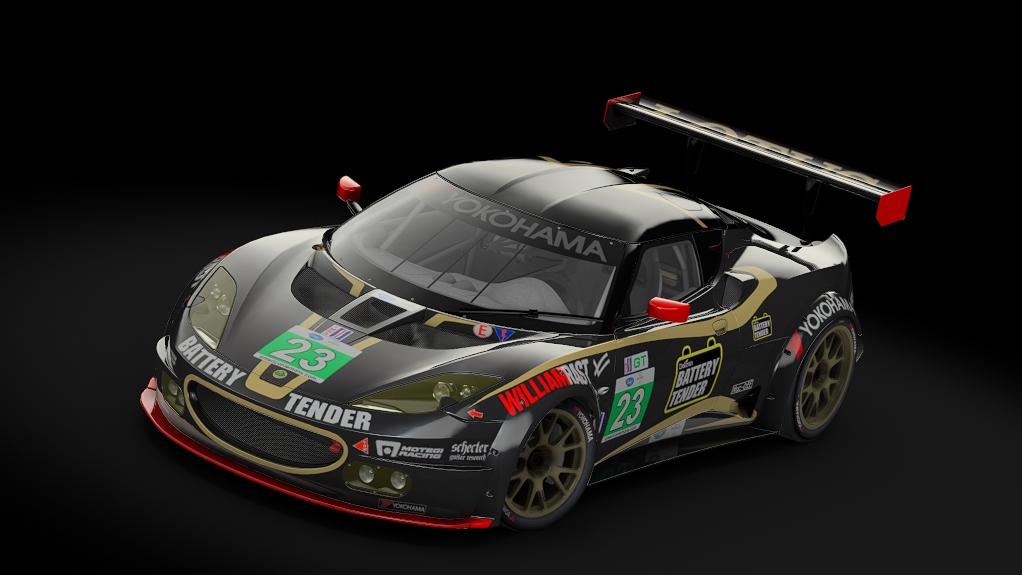 Lotus Evora GX, skin battery_tender