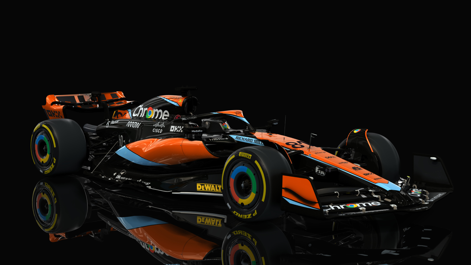 F1 2023 Mclaren MCL60, skin piastri