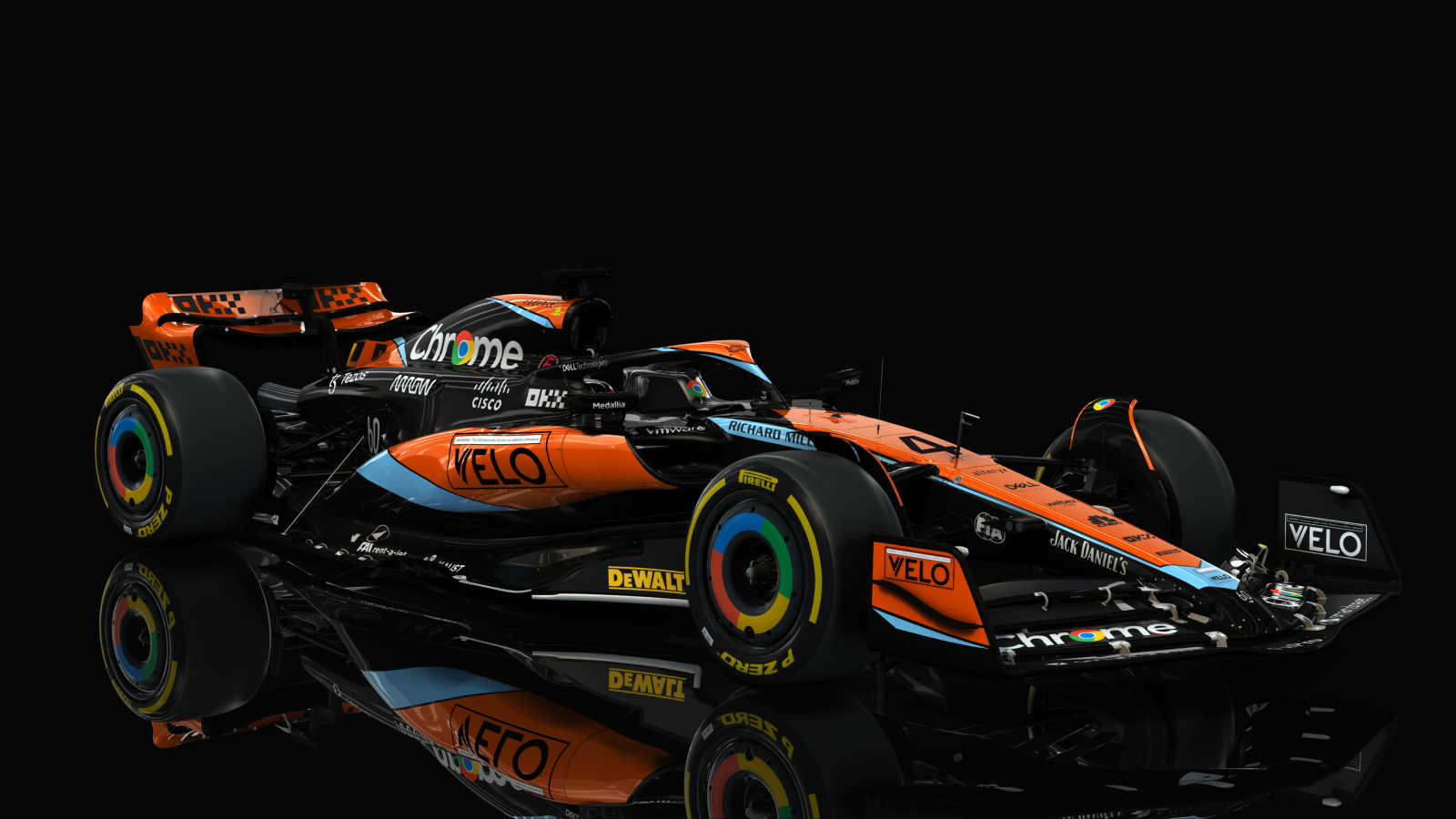 F1 2023 Mclaren MCL60, skin piastri_05miami