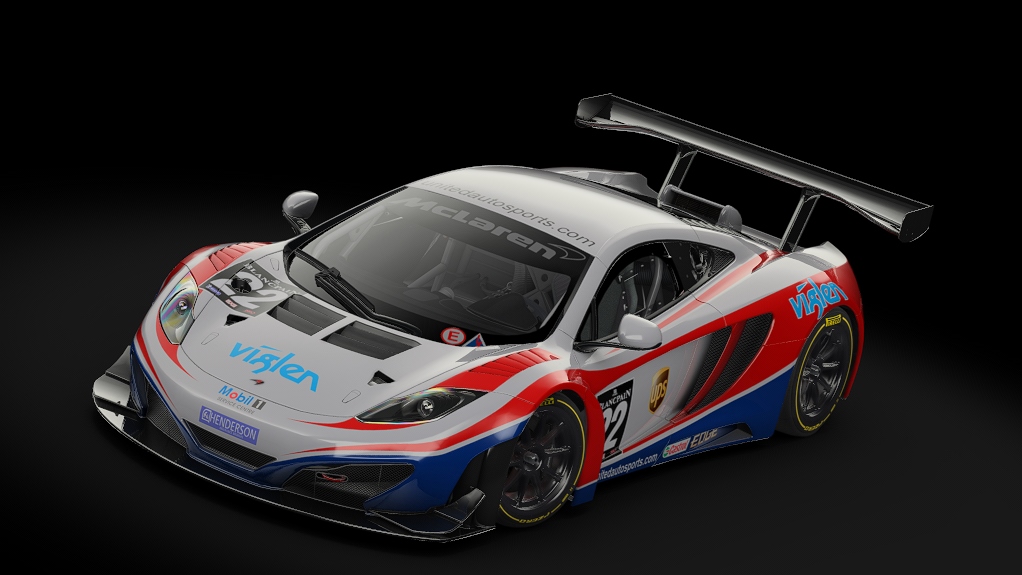 McLaren MP4-12C GT3, skin 2012-United_Autosports