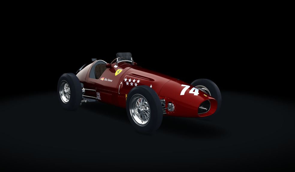 1952 Ferrari 500 F2, skin Alex Senna 74