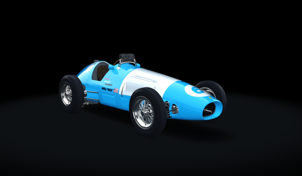 1952 Ferrari 500 F2, skin Ecurie Bleue 6