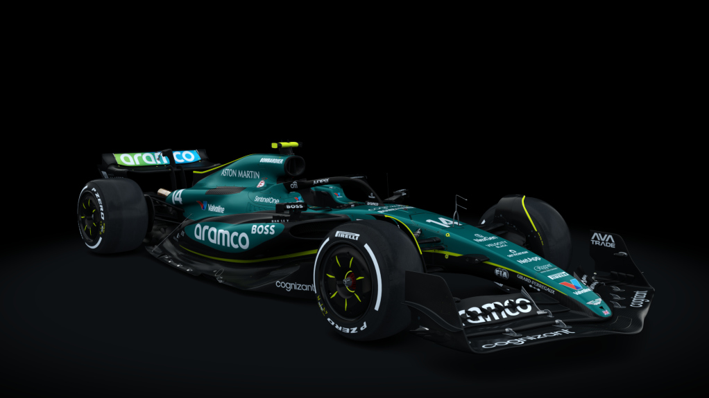 Formula Hybrid® 2023, skin AMR24_14_Alonso