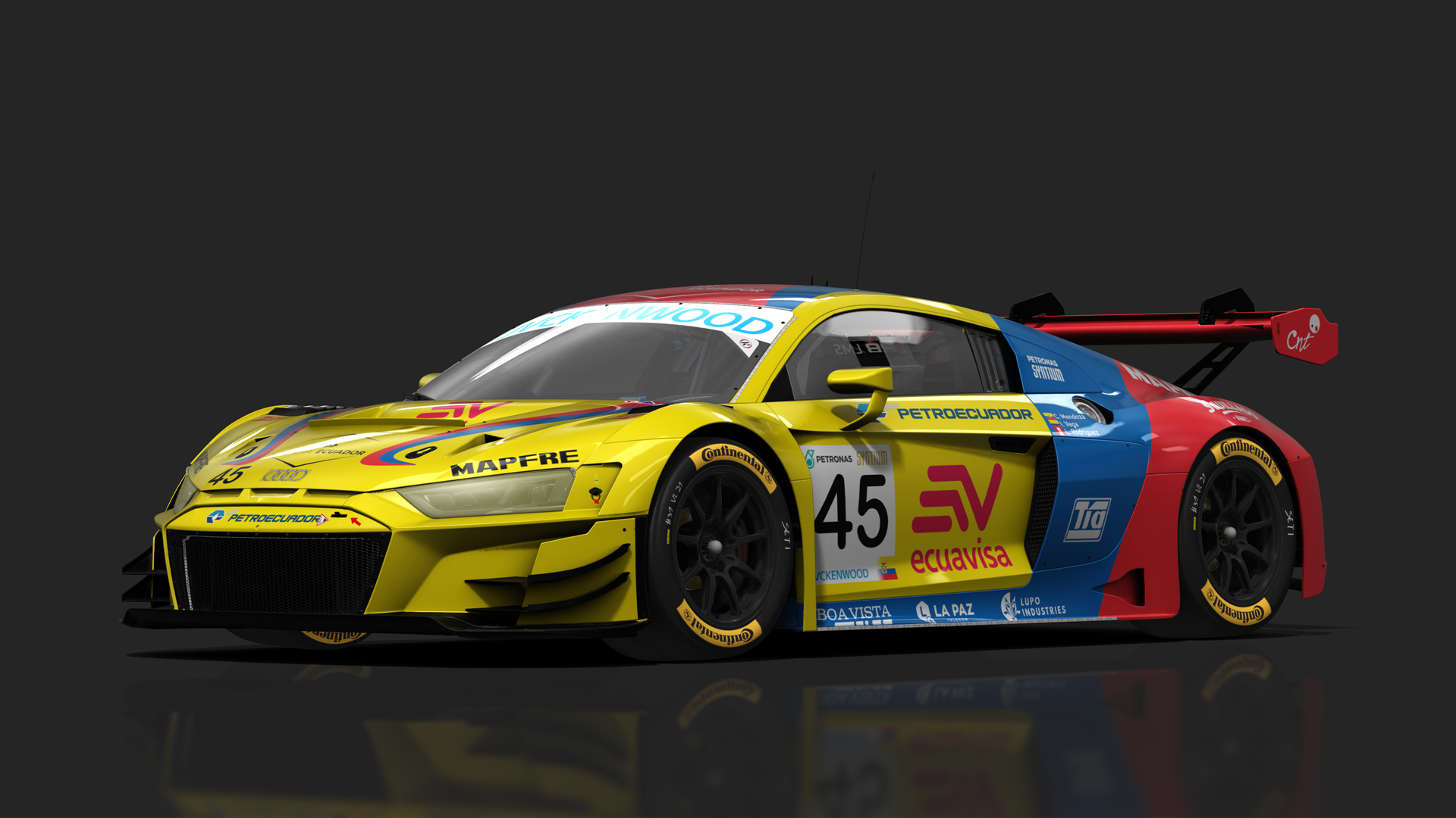 GT-M Aero V10 Evo2, skin PR Endu_Carrera Ecuador