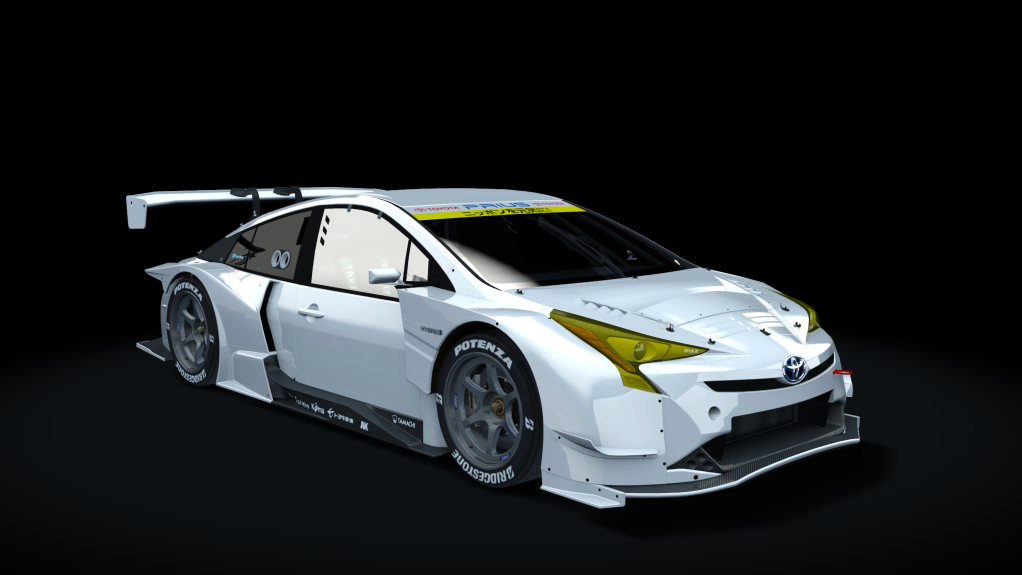 Toyota Prius GT300, skin test