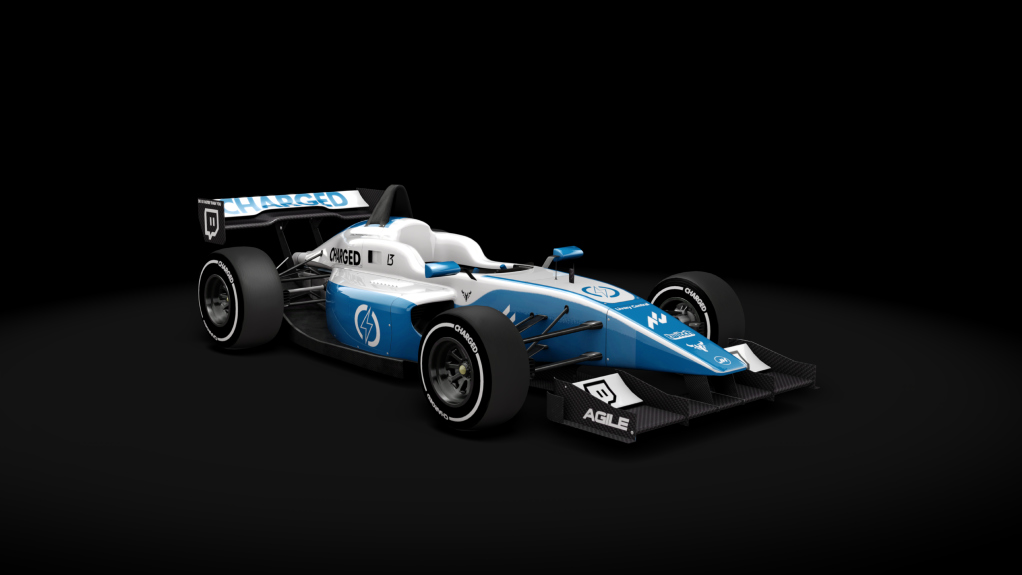 Formula Agile, skin CHARGED_Blue