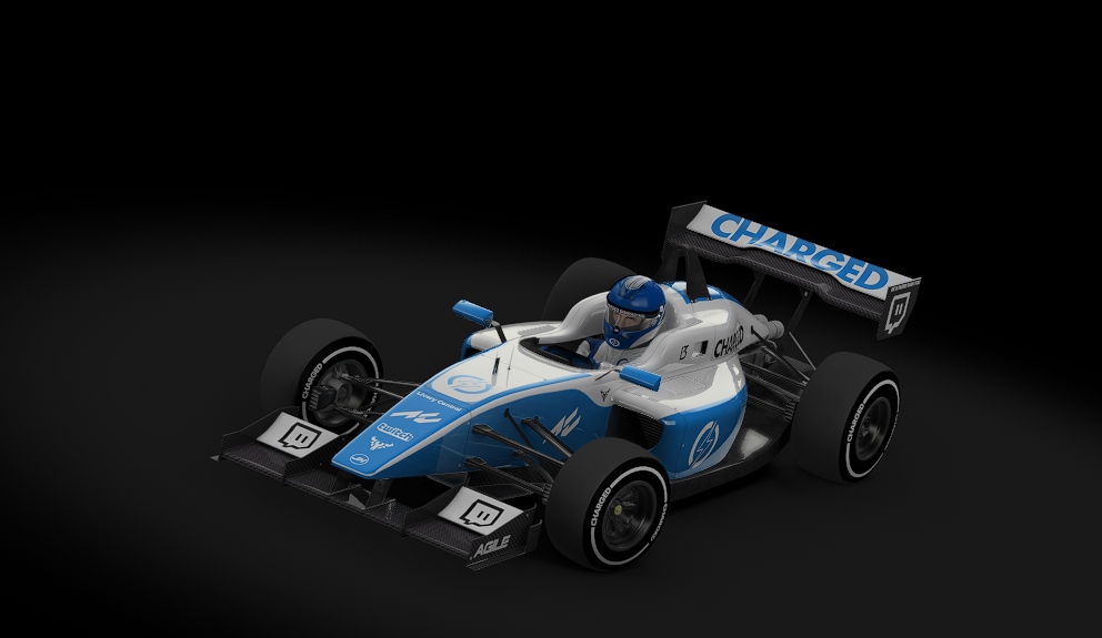 Formula Agile, skin CHARGED_Blue