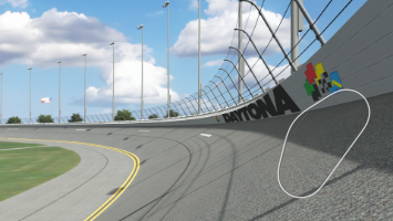 Daytona 2024, layout oval