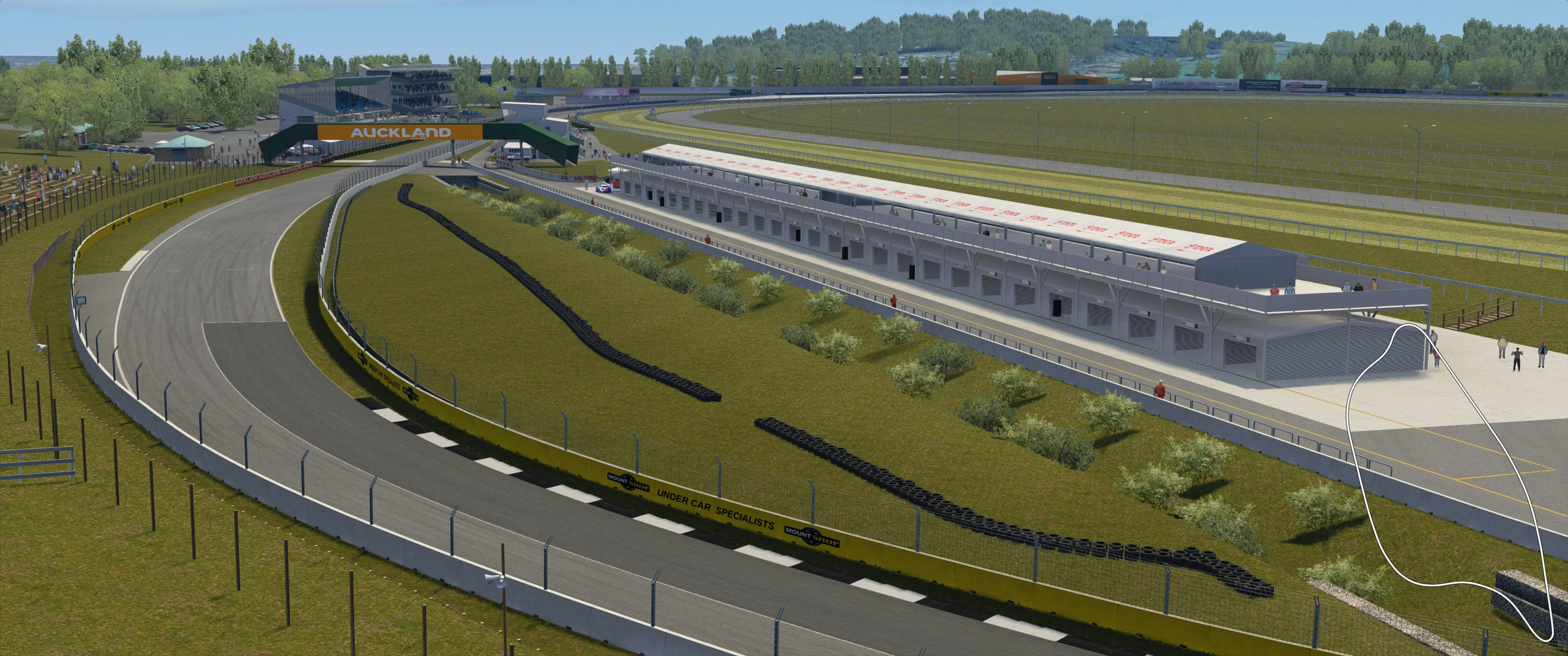 Pukekohe Park Raceway, layout no_chicane