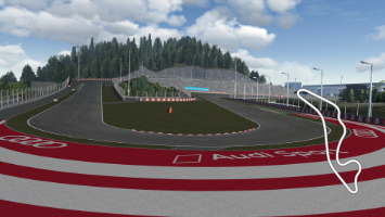 Zhejiang International Circuit, layout west